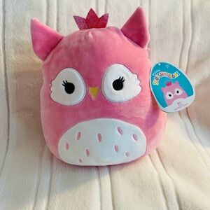 Squishmallows Pink Bri Owl Plush Accessory